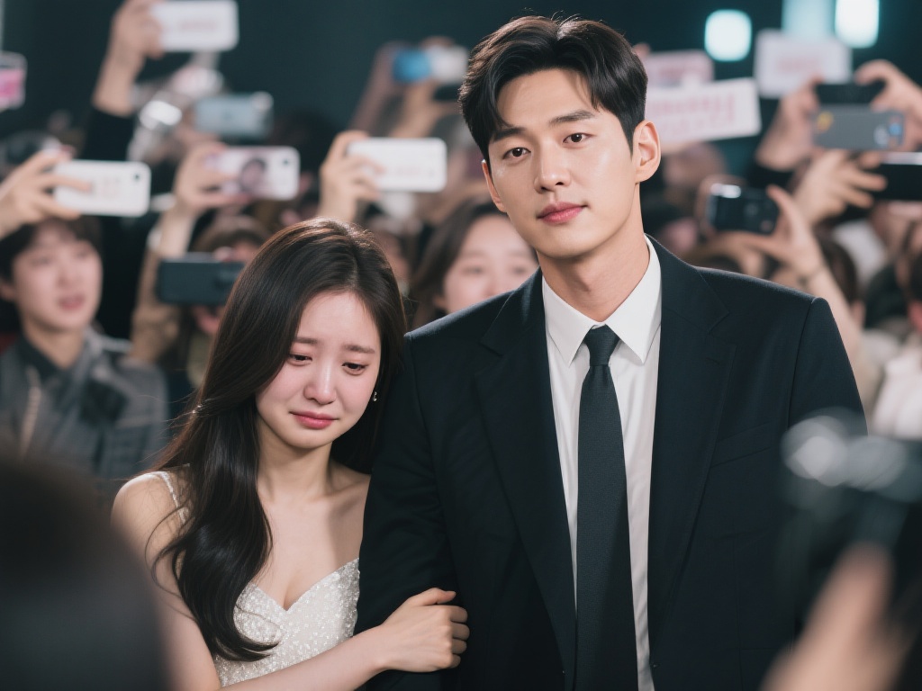 金秀贤风波后首露面含泪回应绯闻否认交往 韩国娱乐圈素来以竞争激烈著称,明星的私生